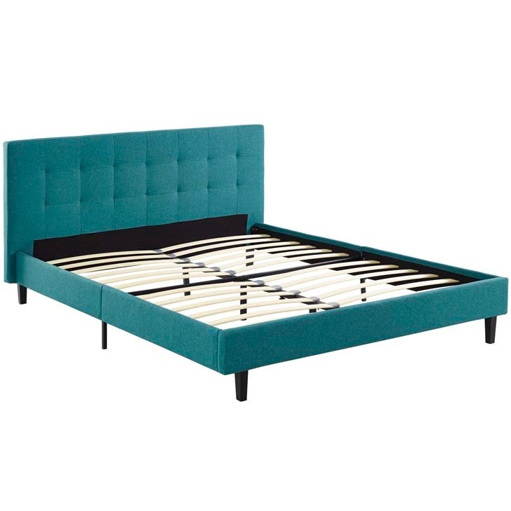 LINNEA FULL FABRIC BED.