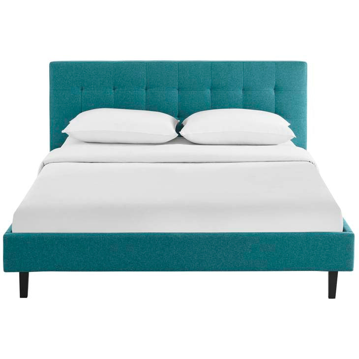 LINNEA FULL FABRIC BED.