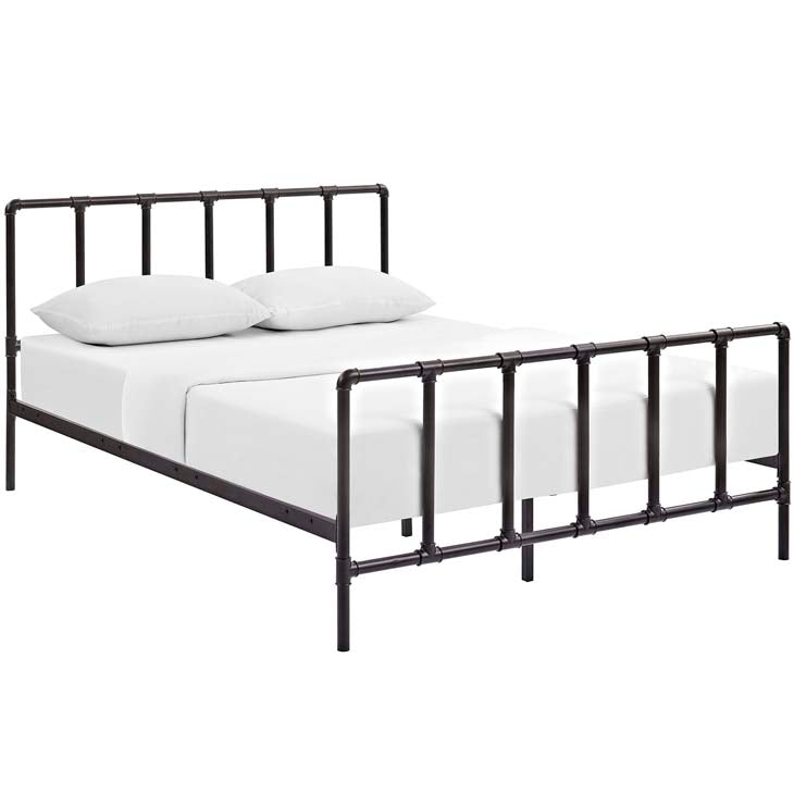 DOWER STAINLESS STEEL BED.