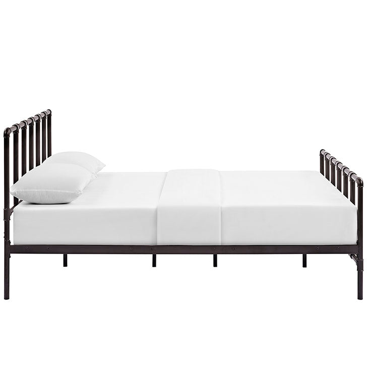 DOWER STAINLESS STEEL BED.
