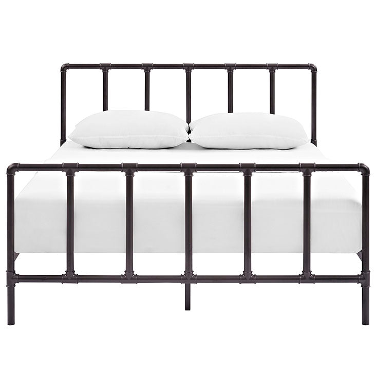 DOWER STAINLESS STEEL BED.