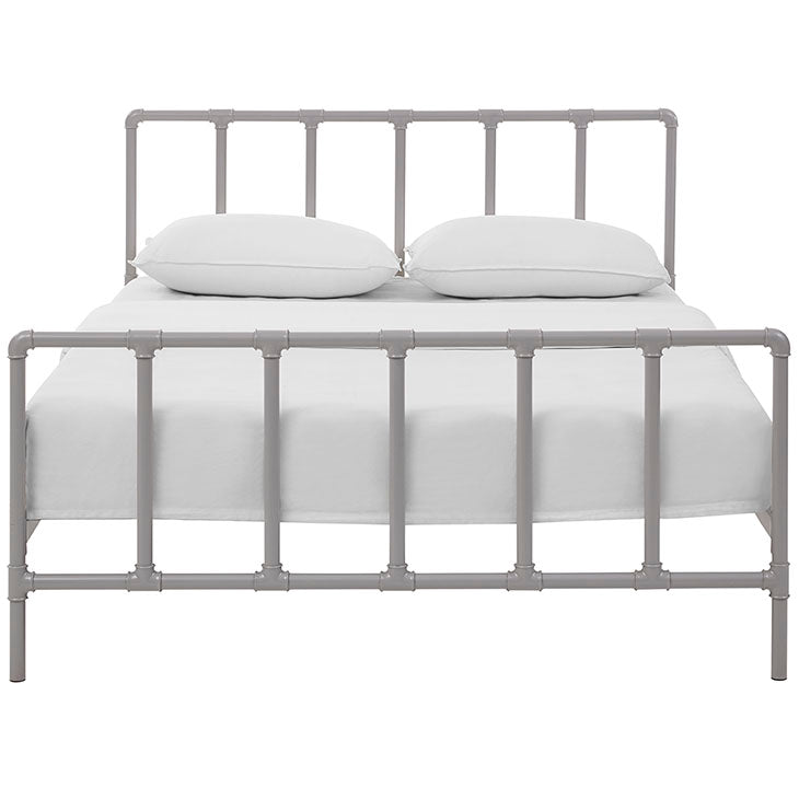 DOWER STAINLESS STEEL BED.