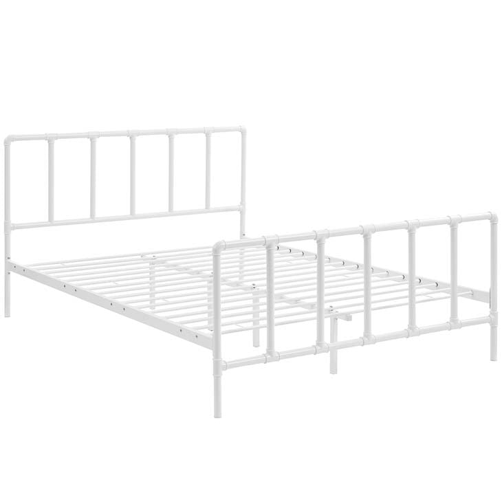 DOWER STAINLESS STEEL BED.