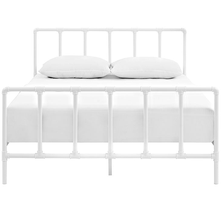 DOWER STAINLESS STEEL BED.