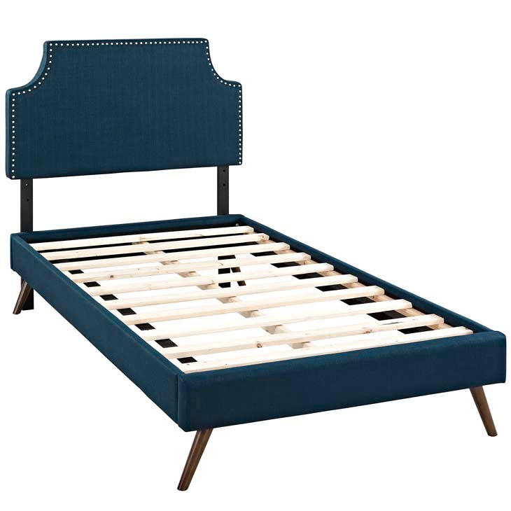 Corene Twin Fabric Platform Bed.