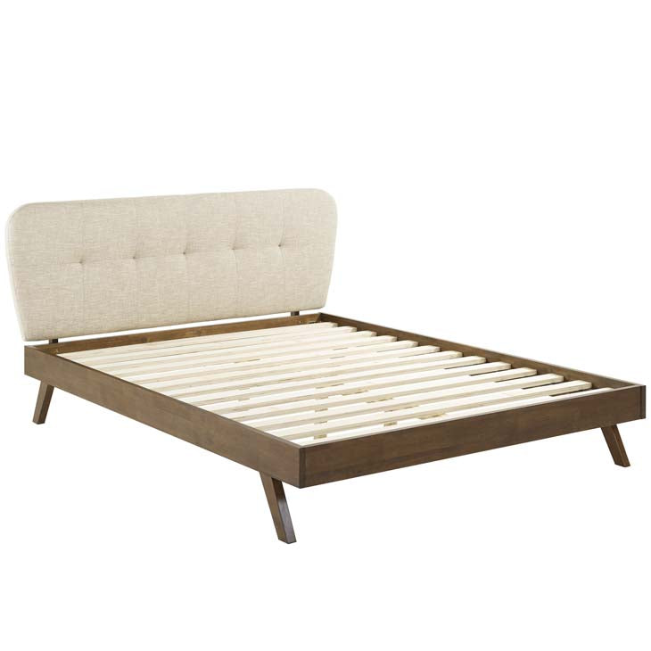 Gianna Queen Upholstered Platform Bed.