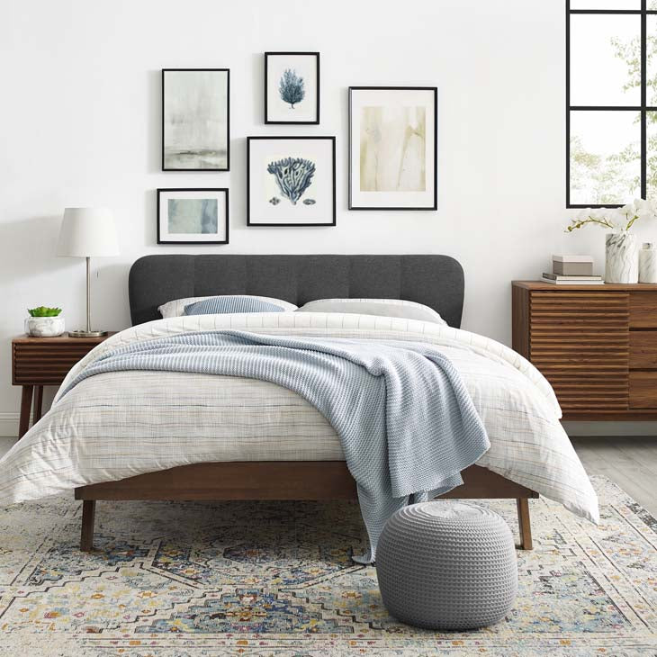 Gianna Queen Upholstered Platform Bed.