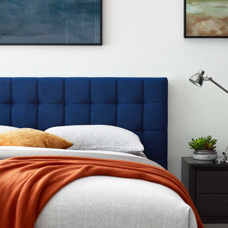 Julia Queen Biscuit Tufted Performance Velvet Platform Bed.