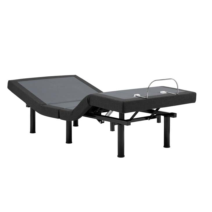Transform adjustable Twin XL wireless remote bed base in gray.