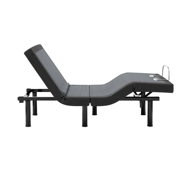 Transform adjustable Twin XL wireless remote bed base in gray.