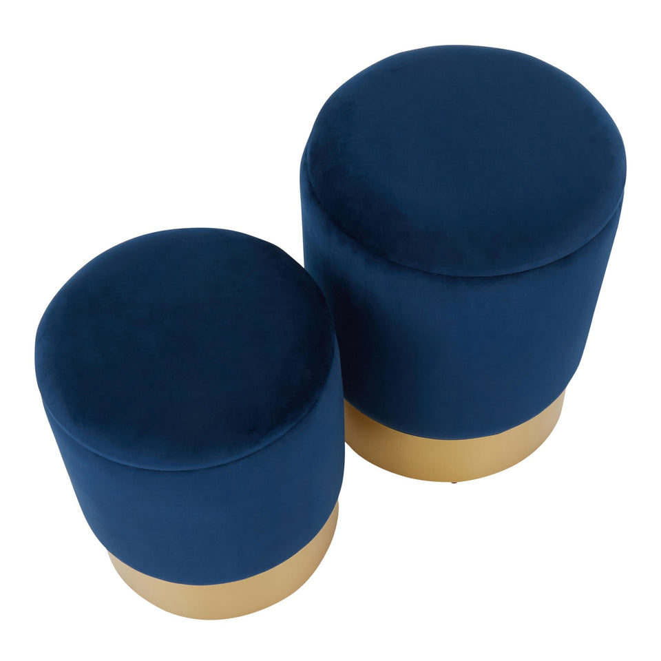 Marla Nesting Ottoman Set.
