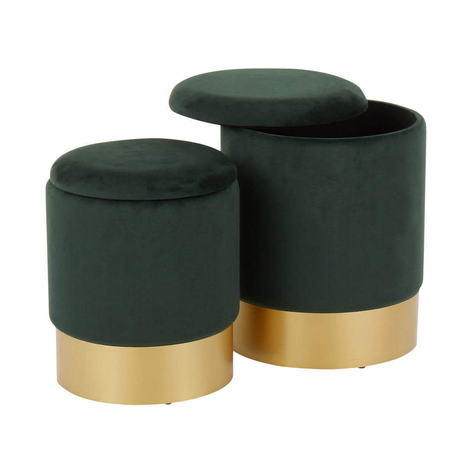 Marla Nesting Ottoman Set.