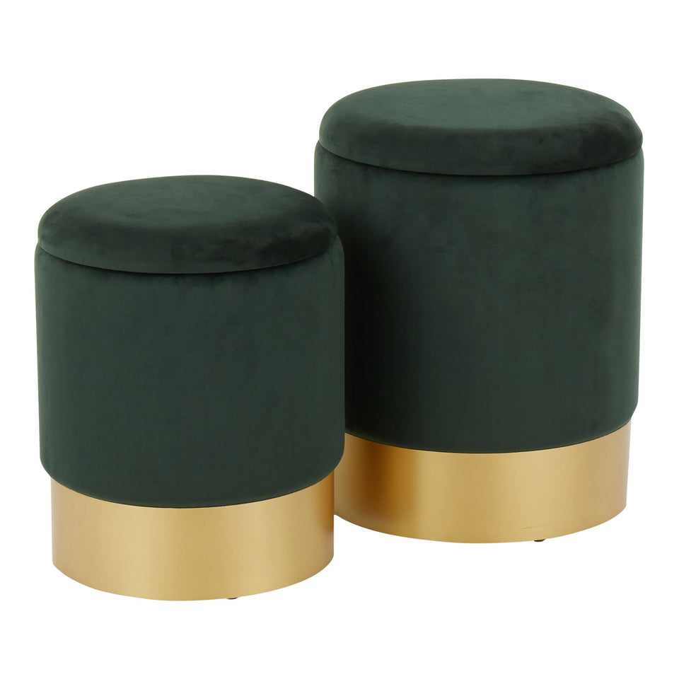 Marla Nesting Ottoman Set.