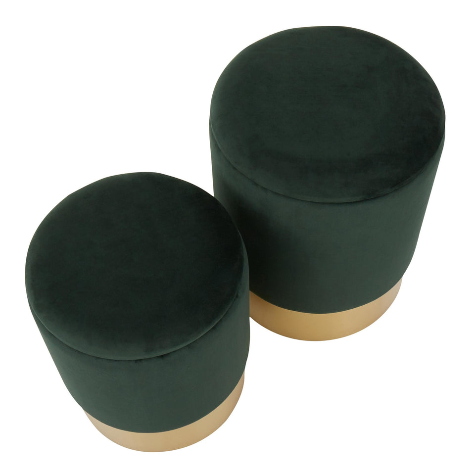 Marla Nesting Ottoman Set.