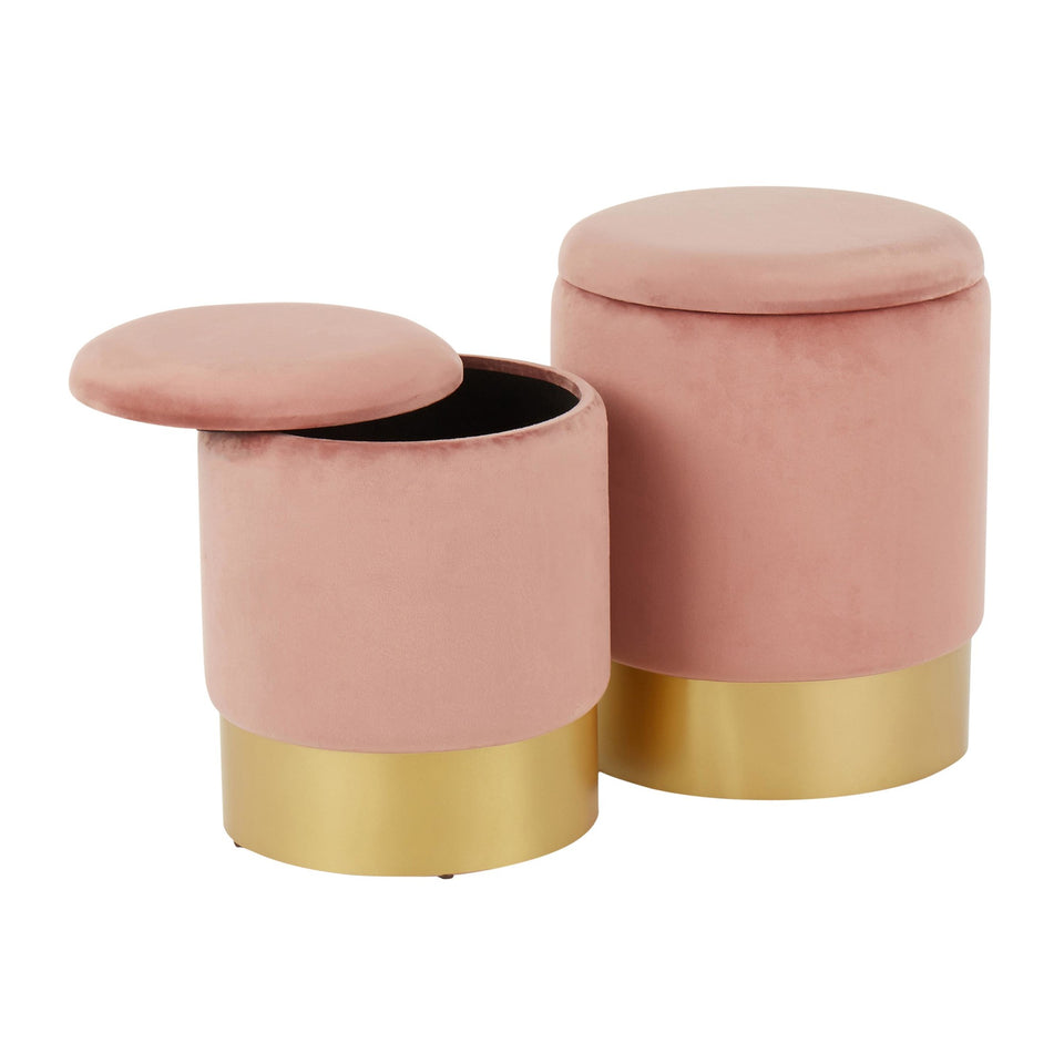 Marla Nesting Ottoman Set.