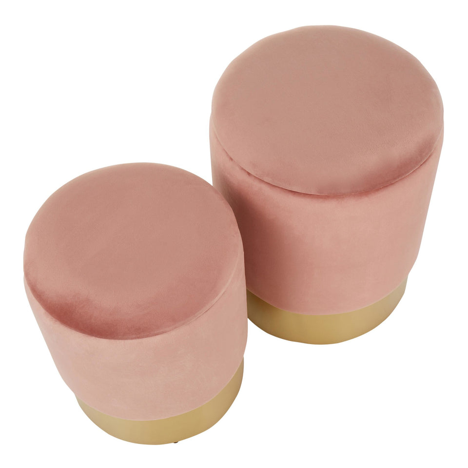 Marla Nesting Ottoman Set.