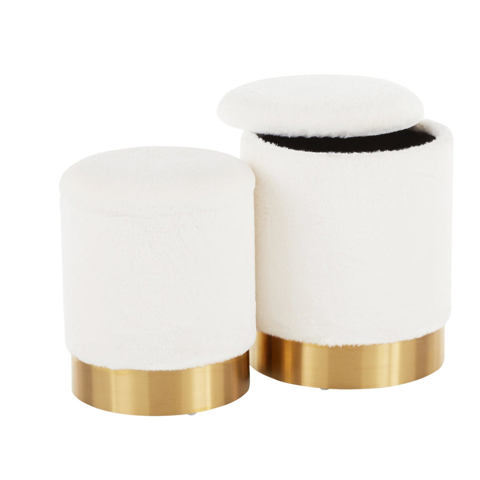 Marla Nesting Ottoman Set.