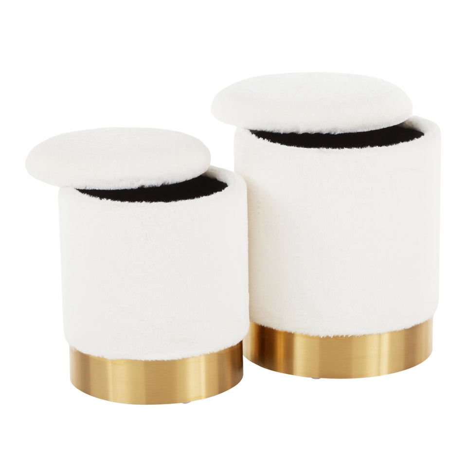 Marla Nesting Ottoman Set.
