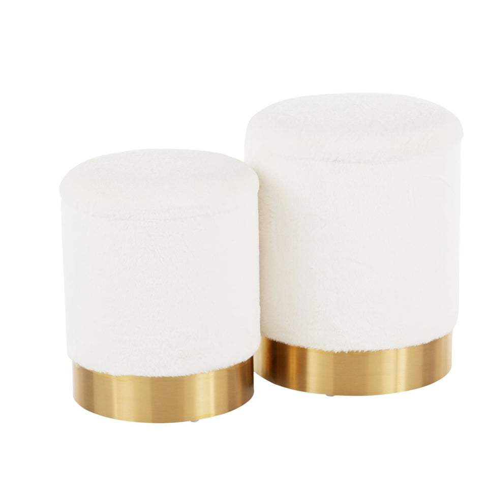 Marla Nesting Ottoman Set.