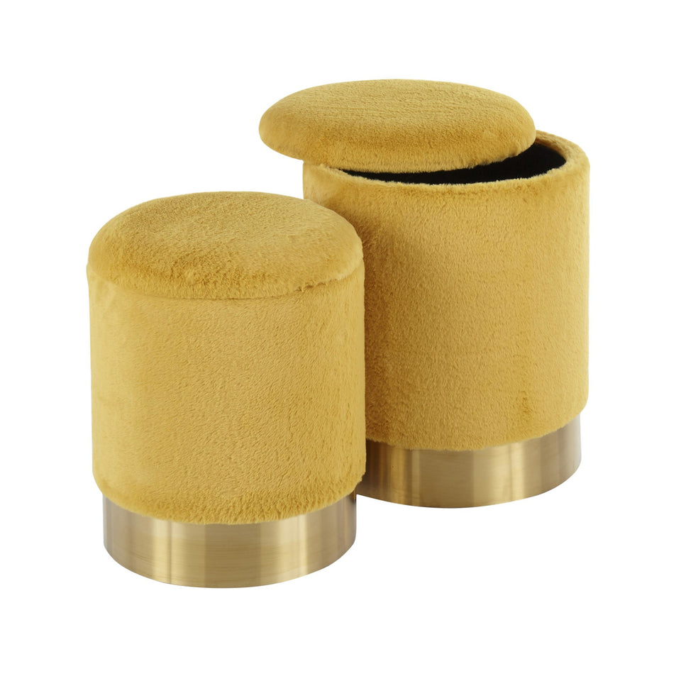Marla Nesting Ottoman Set.