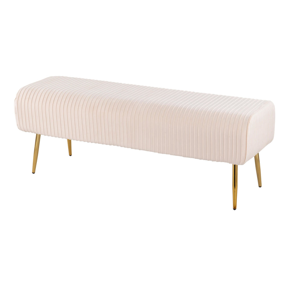Marla Pleated Bench.