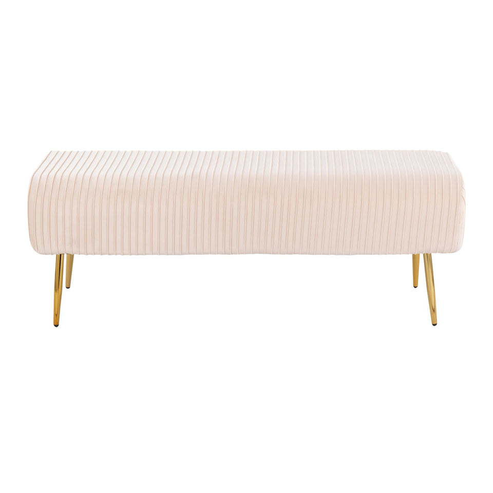 Marla Pleated Bench.