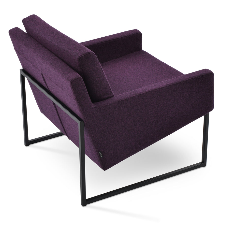 Nova Armchair Metal Sled Base.
