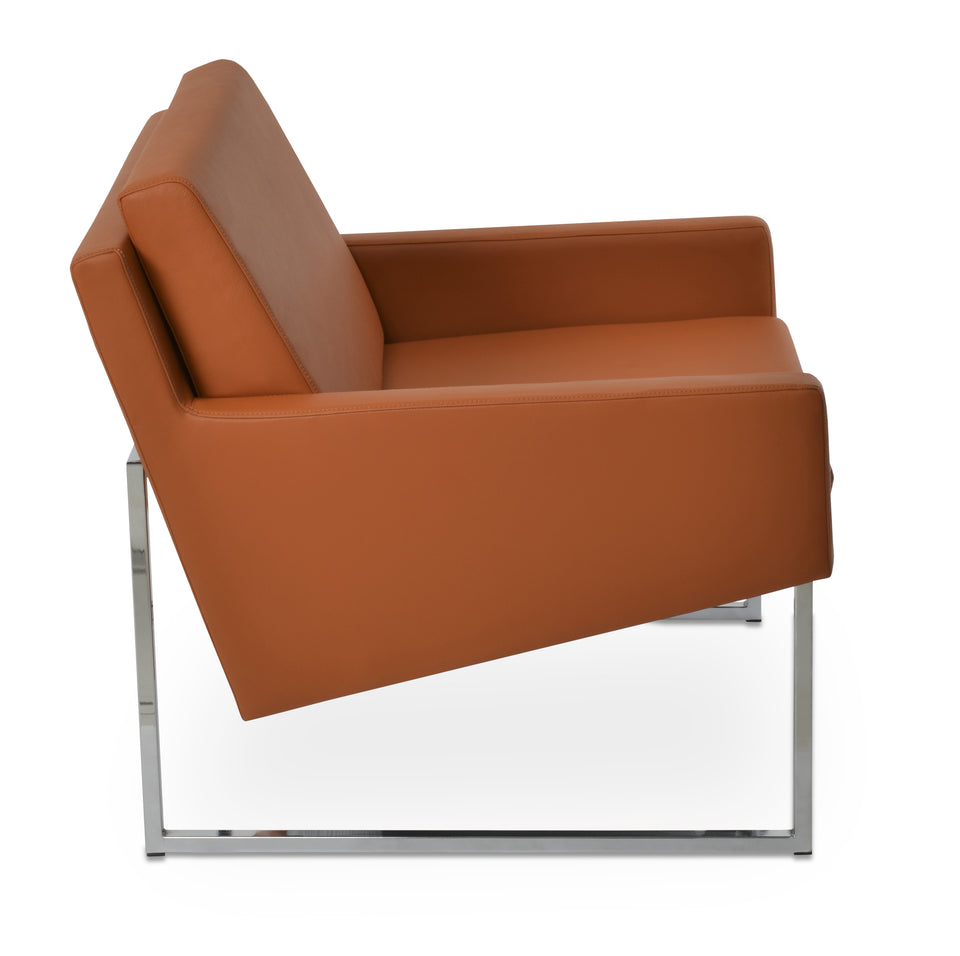 Nova Armchair Metal Sled Base.