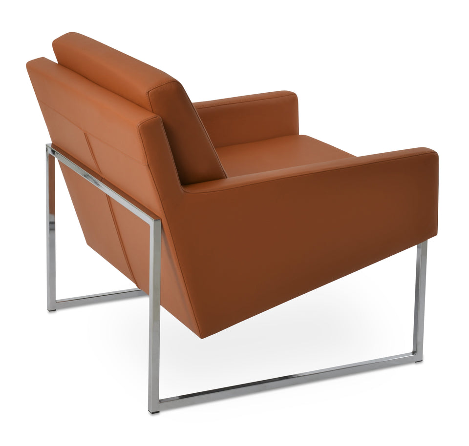 Nova Armchair Metal Sled Base.