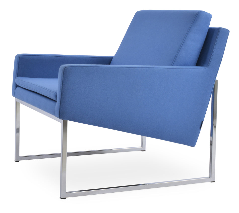 Nova Armchair Metal Sled Base.