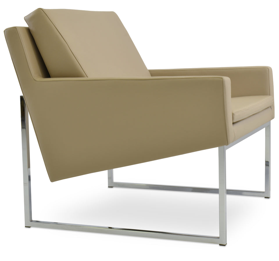 Nova Armchair Metal Sled Base.