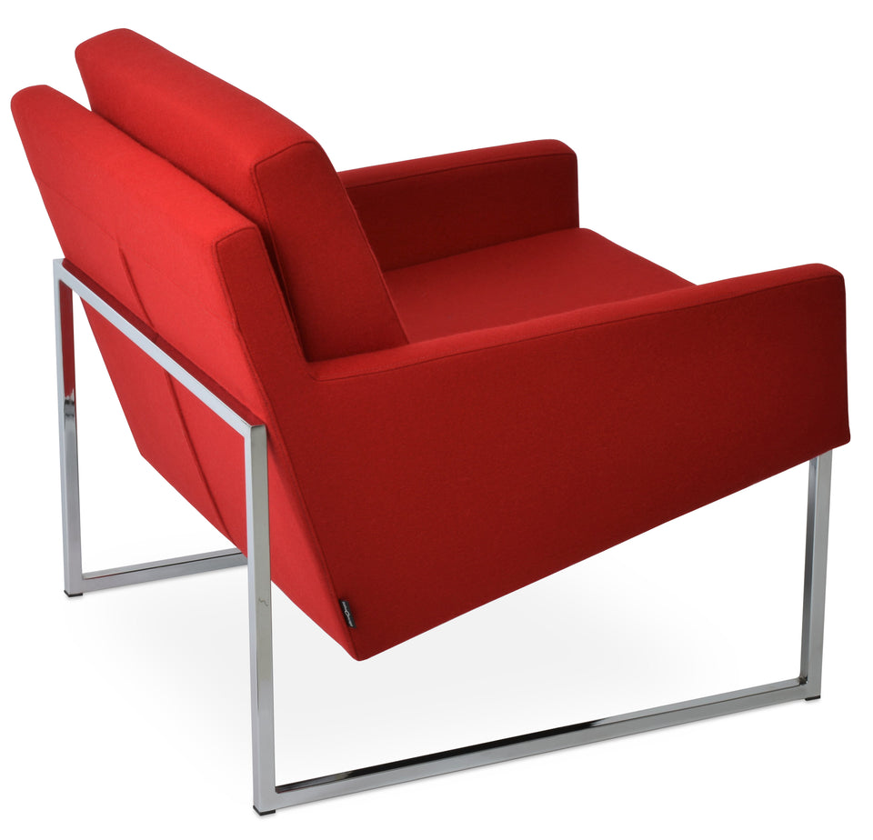 Nova Armchair Metal Sled Base.
