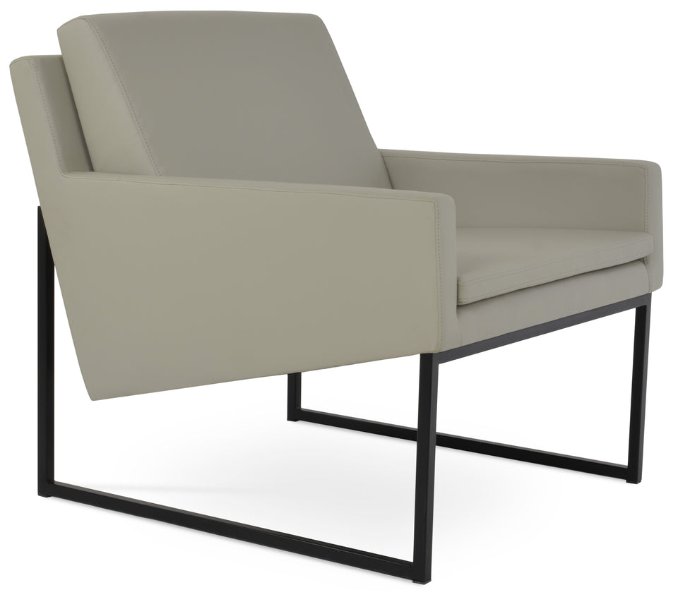Nova Armchair Metal Sled Base.