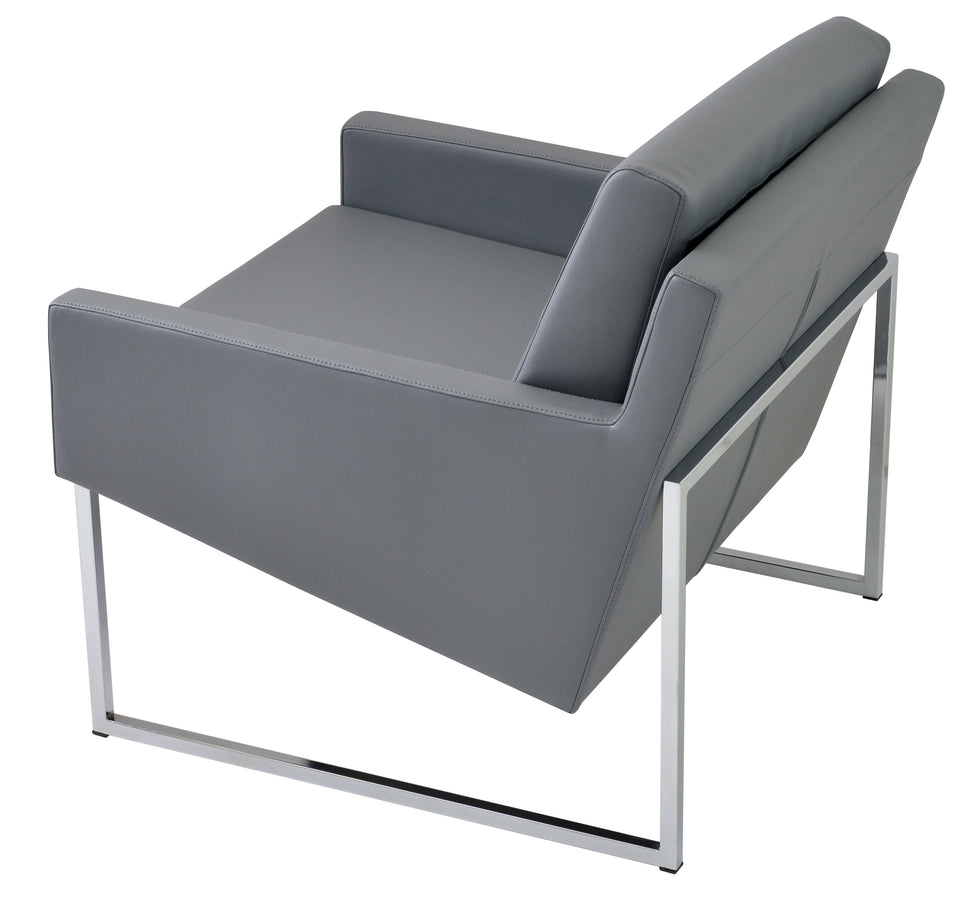 Nova Armchair Metal Sled Base.
