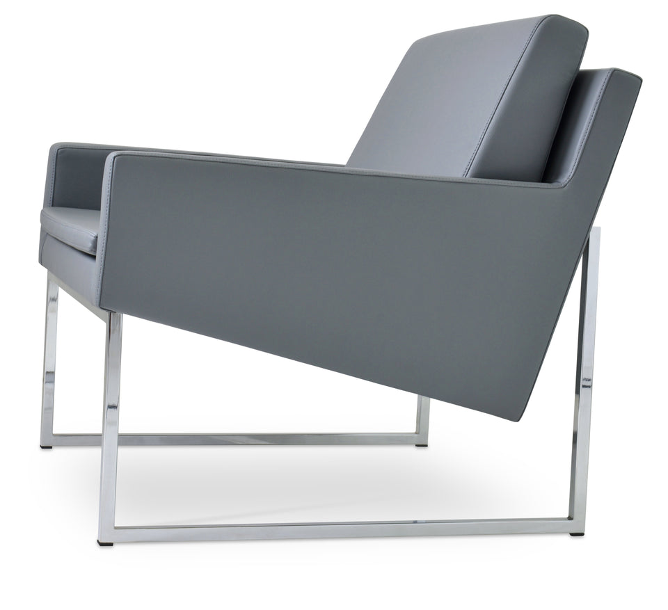 Nova Armchair Metal Sled Base.