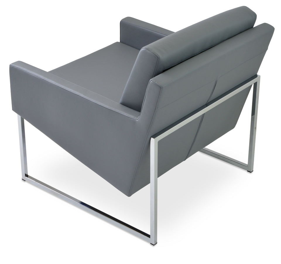 Nova Armchair Metal Sled Base.