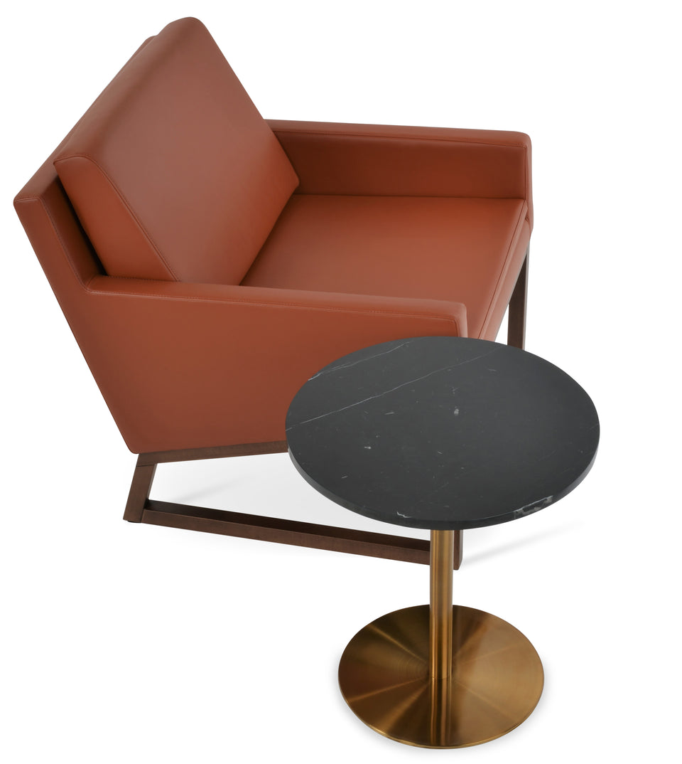 Nova Armchair Wood Sled Base.