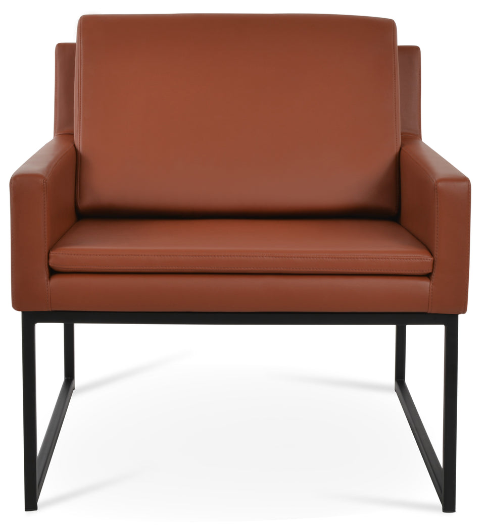 Nova Armchair Metal Sled Base.