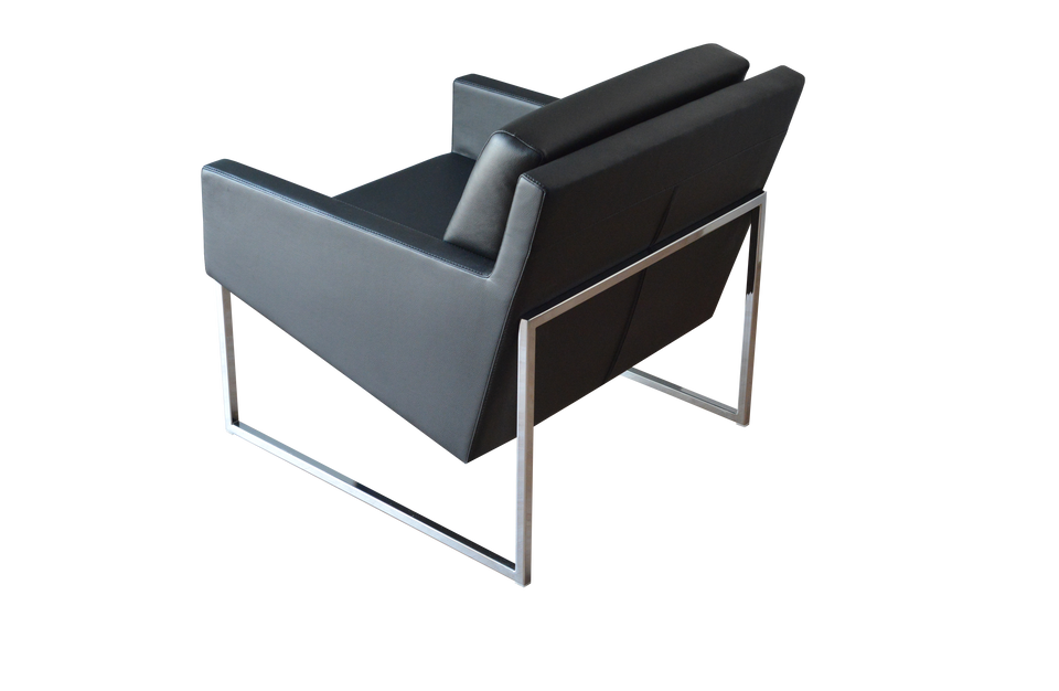 Nova Armchair Metal Sled Base.