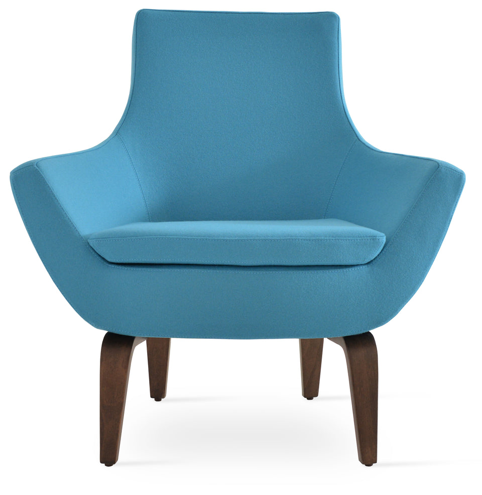 Rebecca Armchair Plywood Base.
