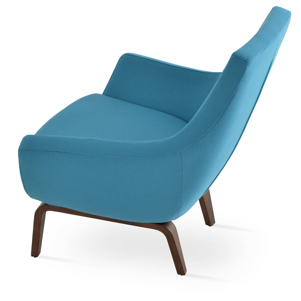 Rebecca Armchair Plywood Base.