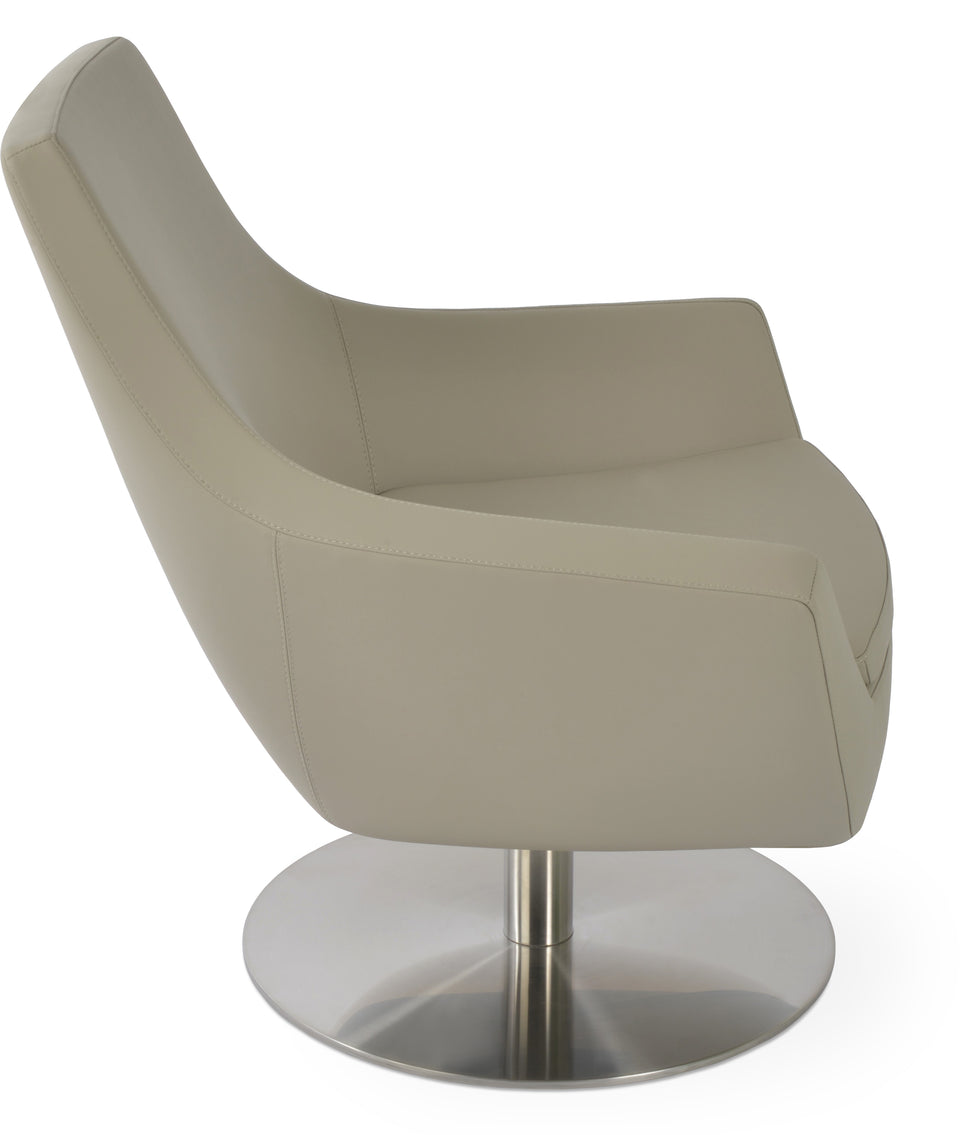 Rebecca Armchair Swivel Round.