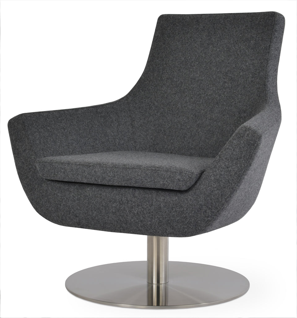 Rebecca Armchair Swivel Round.