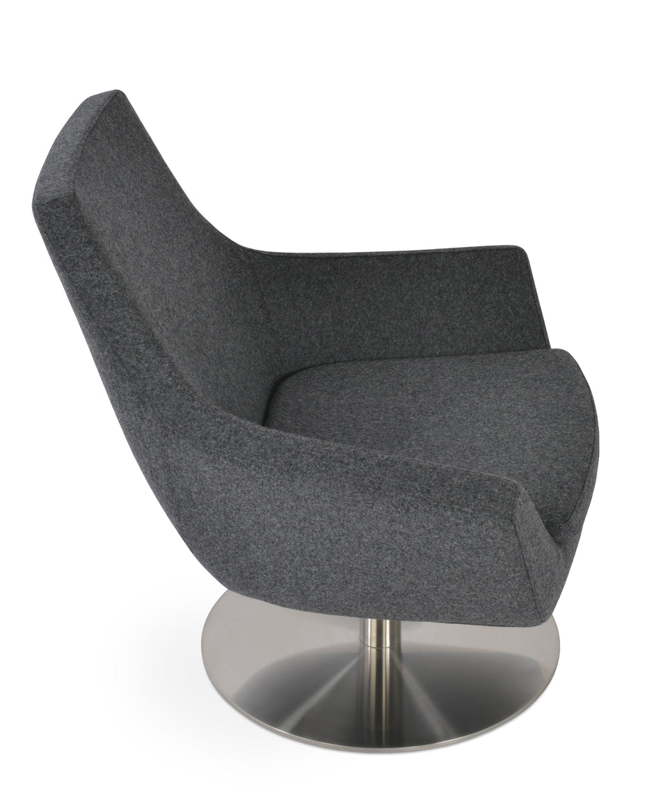Rebecca Armchair Swivel Round.
