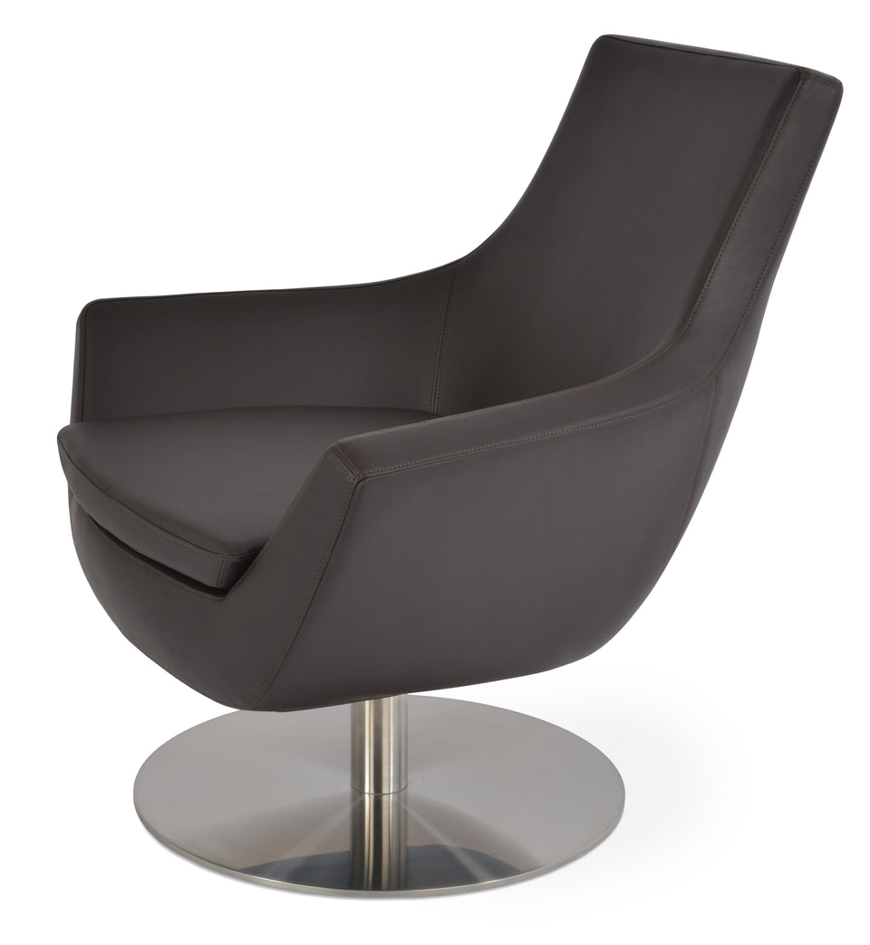 Rebecca Armchair Swivel Round.