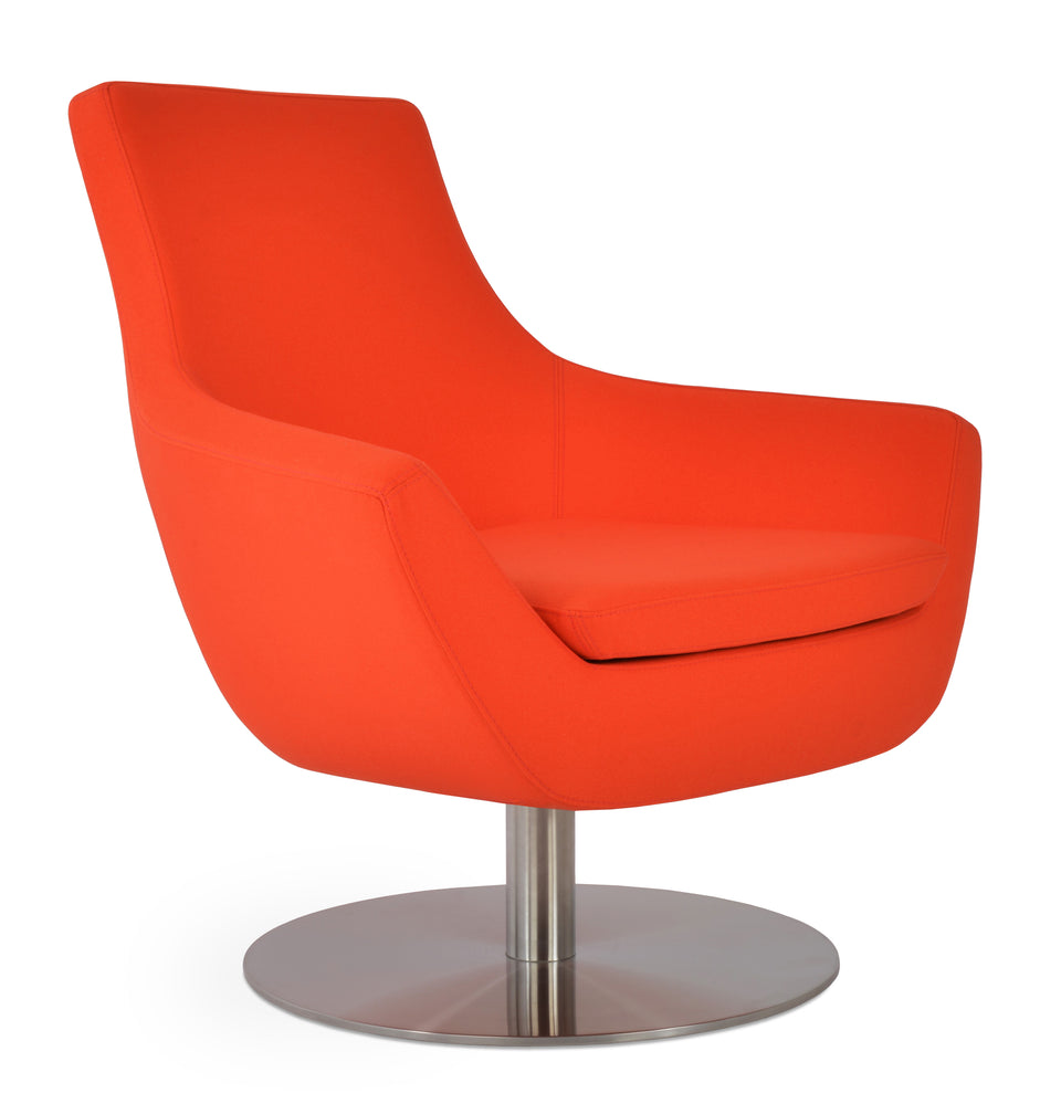 Rebecca Armchair Swivel Round.