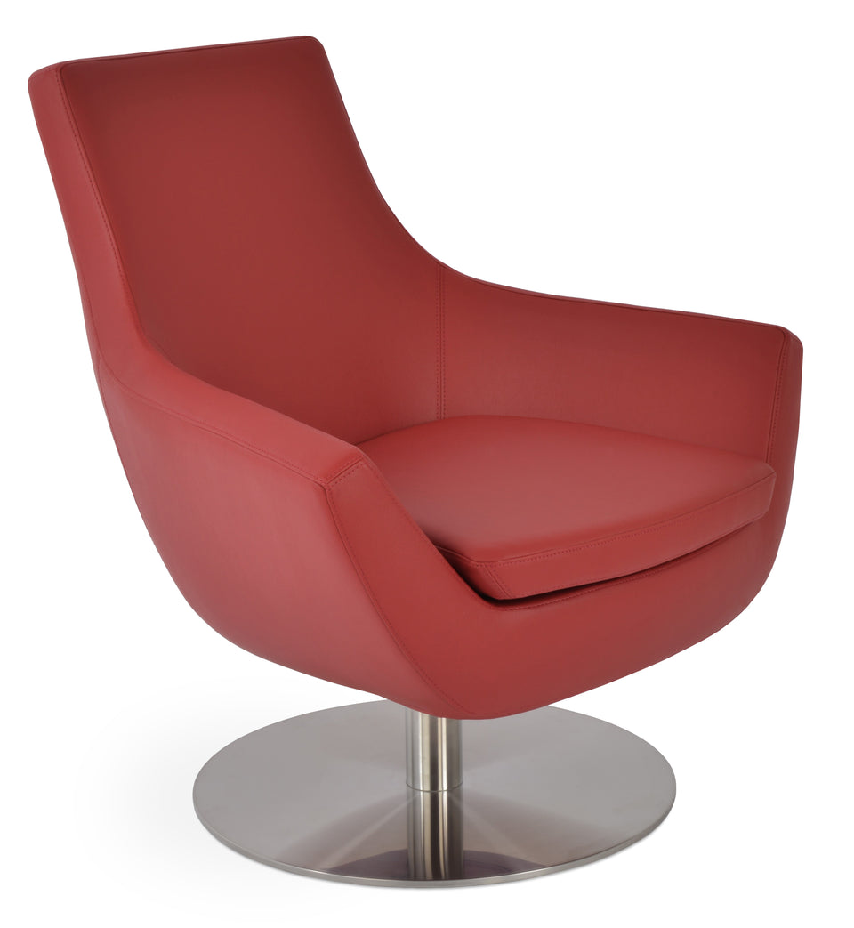 Rebecca Armchair Swivel Round.