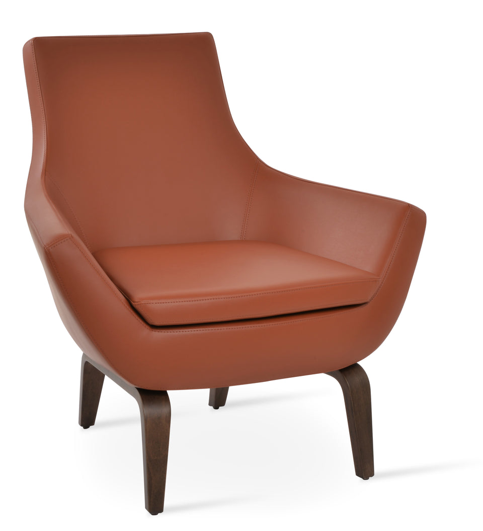 Rebecca Armchair Plywood Base.