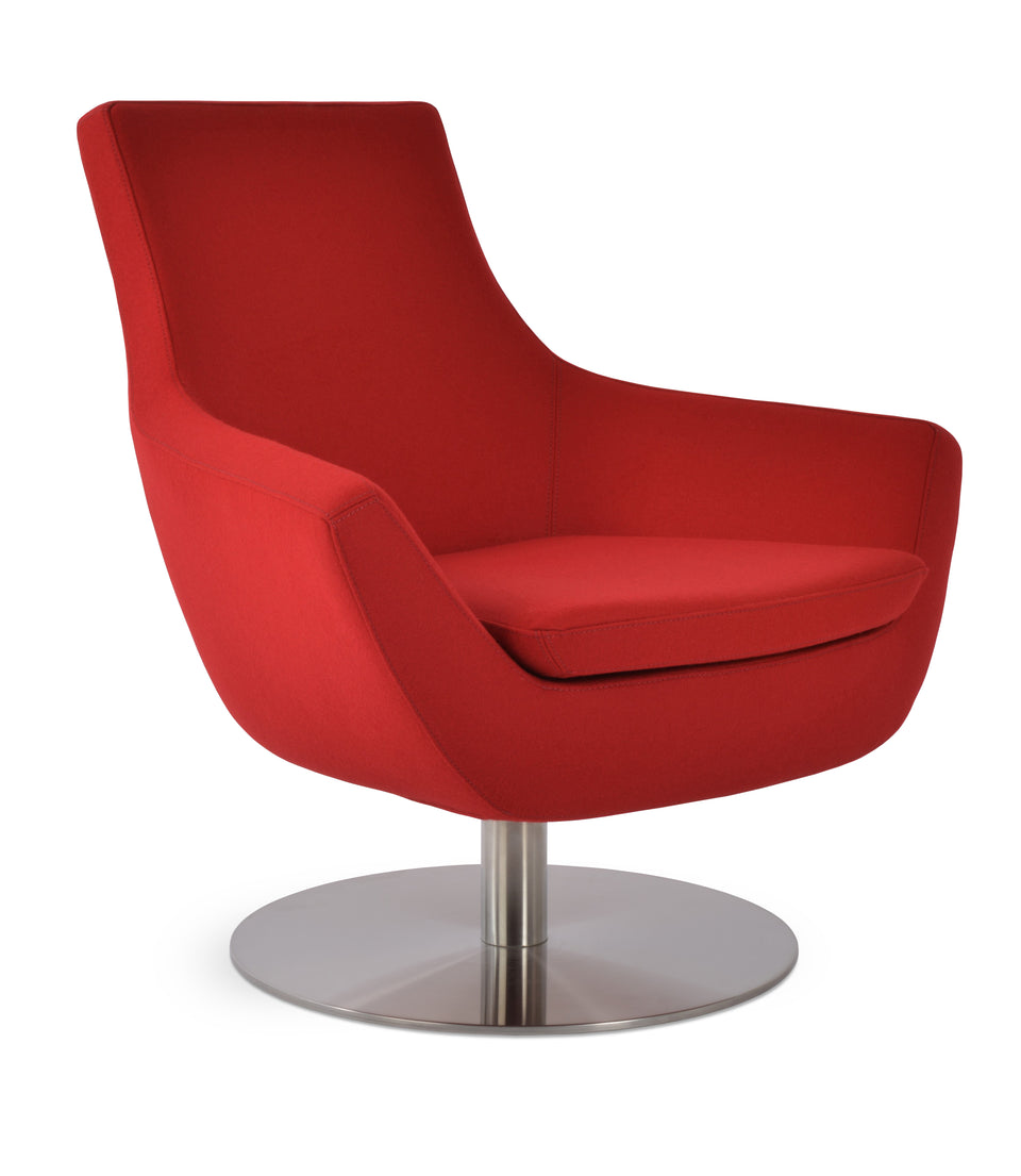 Rebecca Armchair Swivel Round.