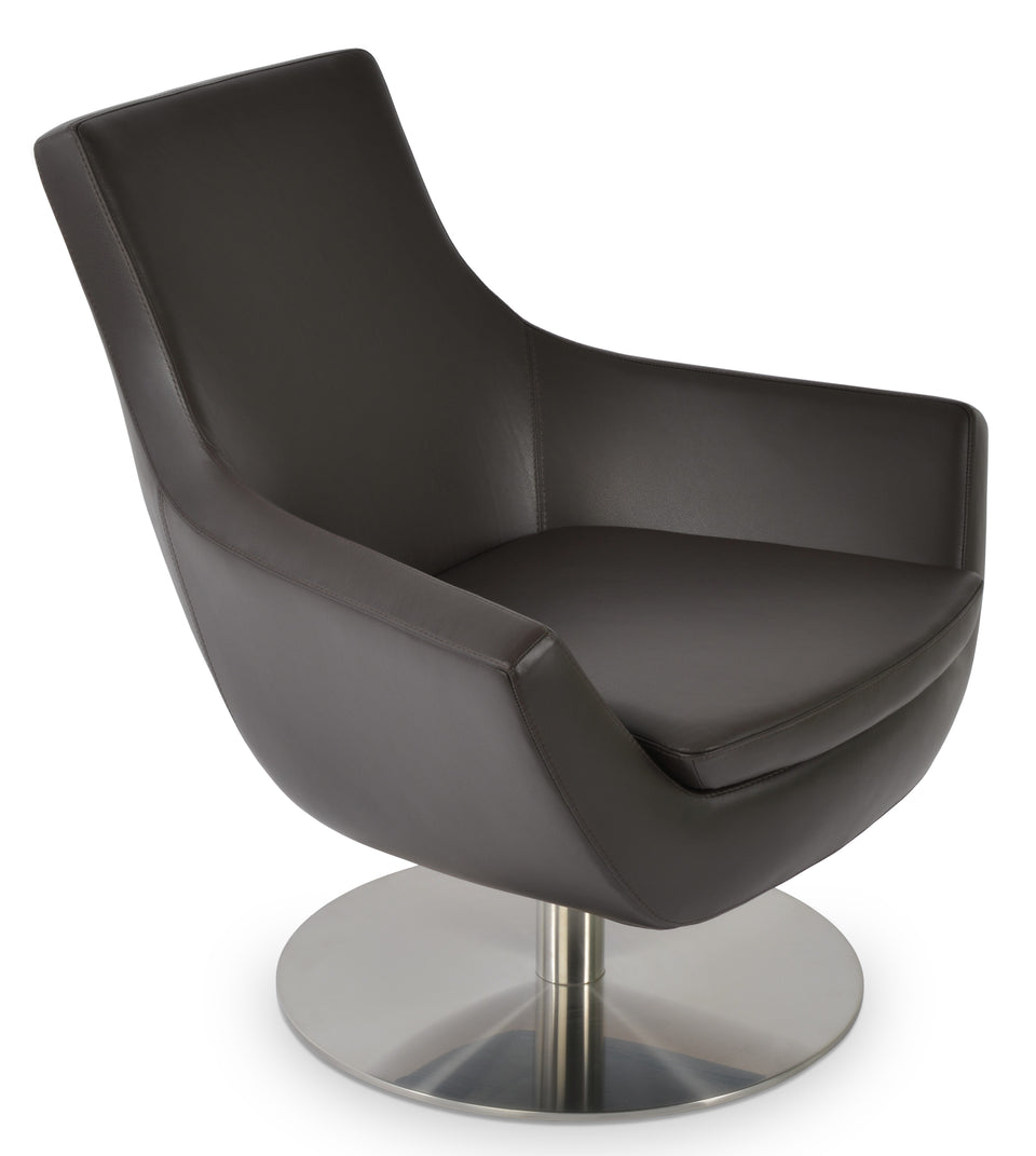Rebecca Armchair Swivel Round.